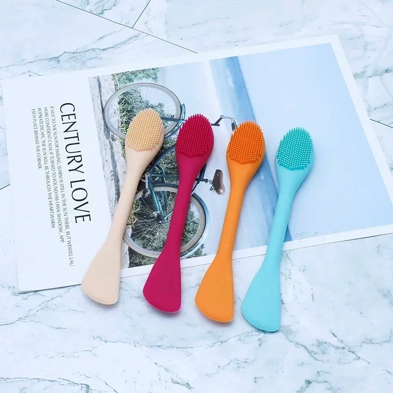 Make-up Kwasten Ogen Gezicht Dubbele Hoofd Gezichtsmasker Borstel Huidverzorging Maskers Applicator Cosmetische Masker Borstel Gereedschap Dropshiping