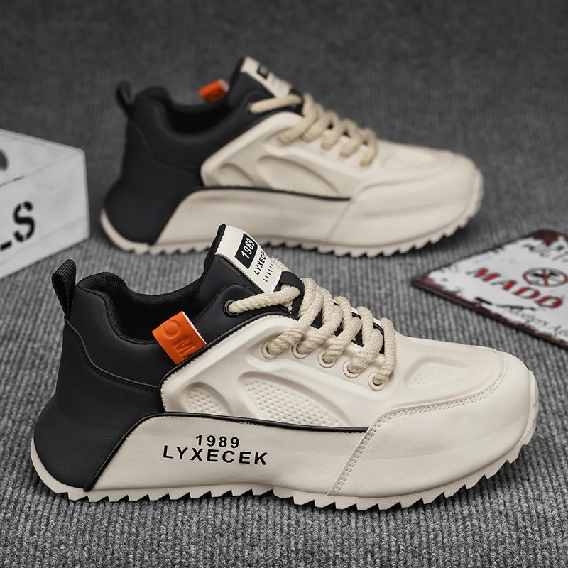 Neue klassische Herrenschuhe, Modetrend, Jugend-Freizeitschuhe, dicke Sohlen, erhöhte, verschleißfeste Outdoor-Laufschuhe, 39–48