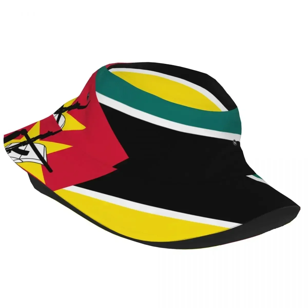 Mozambique Flag Fisherman Cap Hip Hop Gorras Summer Unisex Bucket Hat Outdoor Gardening Beach Camping Hiking Fishing Caps