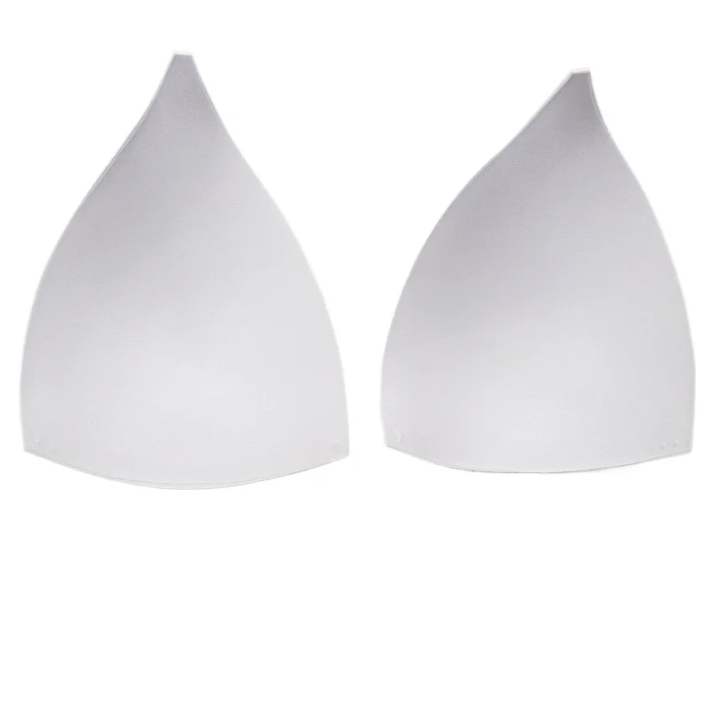 10pairs  Various Sizes Triangular Sponge Bra Pads, Push Up Bikini Bra Inserts Soft Cups