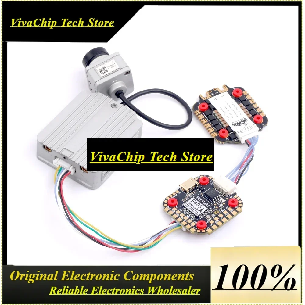 VivaSSkystars F405 Mini HD2 Flight Controller And KM35 35A 3-6S ESC Stack 20x20mm With Barometer For Betaflight And INAV FPV Rac