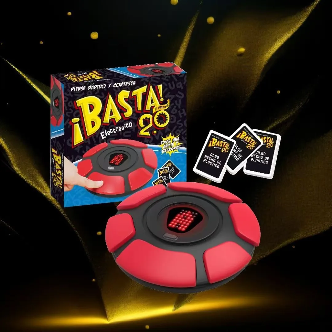 

2.0 Spanish Basta Game Fast-paced Board Game Family Gathering STEM Toys for Adults Children Language Learning Juegos De Mesas