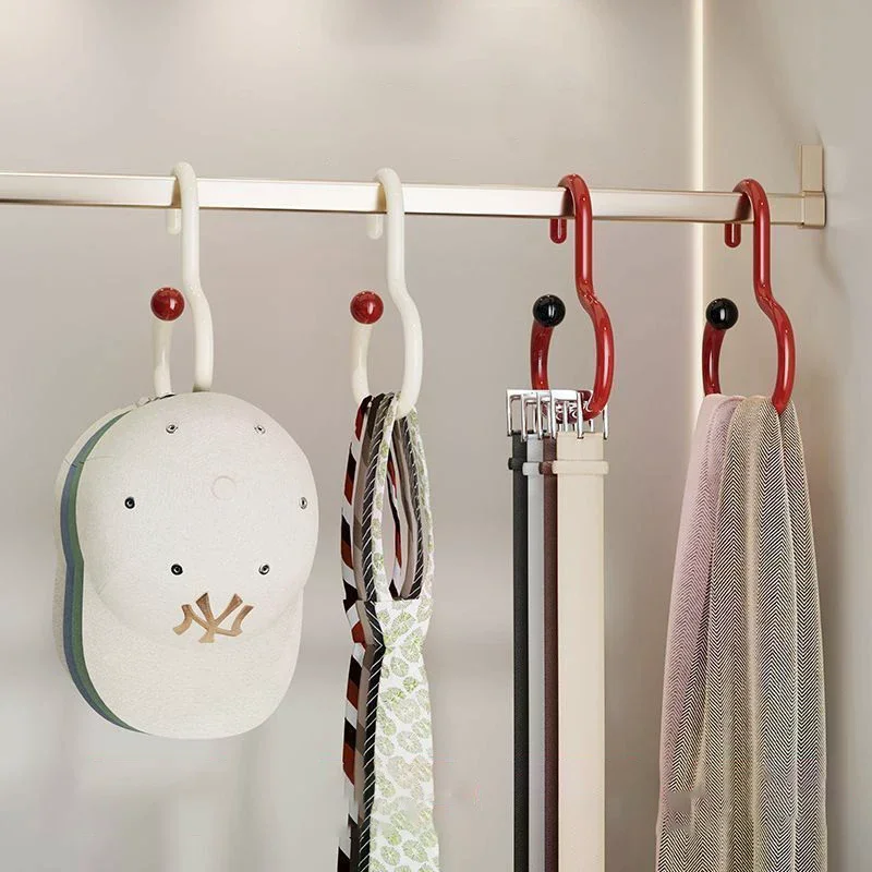 الدوبامين الإبداعية حلقة شماعات المضادة للانزلاق معلقة قبعة وشاح وشاح متعدد الوظائف تخزين المنزل قطعة أثرية #2