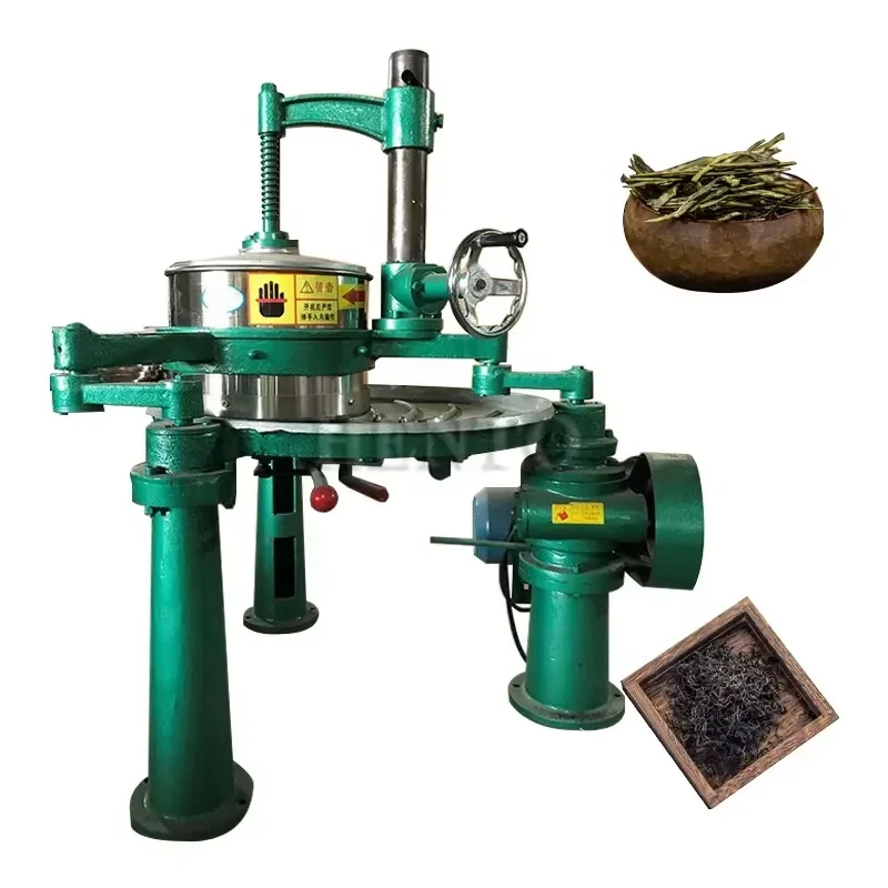 Automatic Electric Tea Kneading Machine Stainless Steel Dough Mixer for Home Kitchen Baking Tool Efficient Leaf Processing