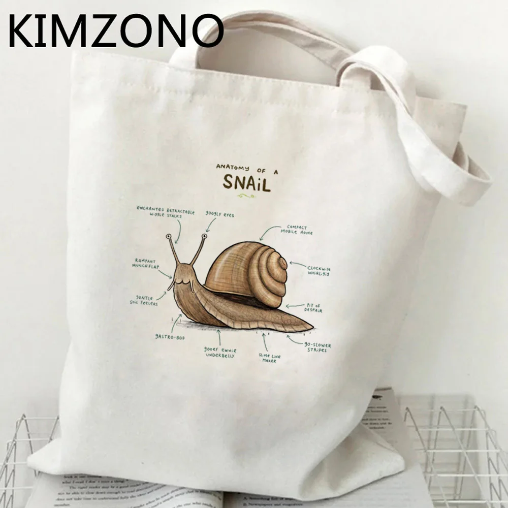 Snail shopping bag shopping shopper shopper jute bag bolsa bag bolsa compra net sac toile