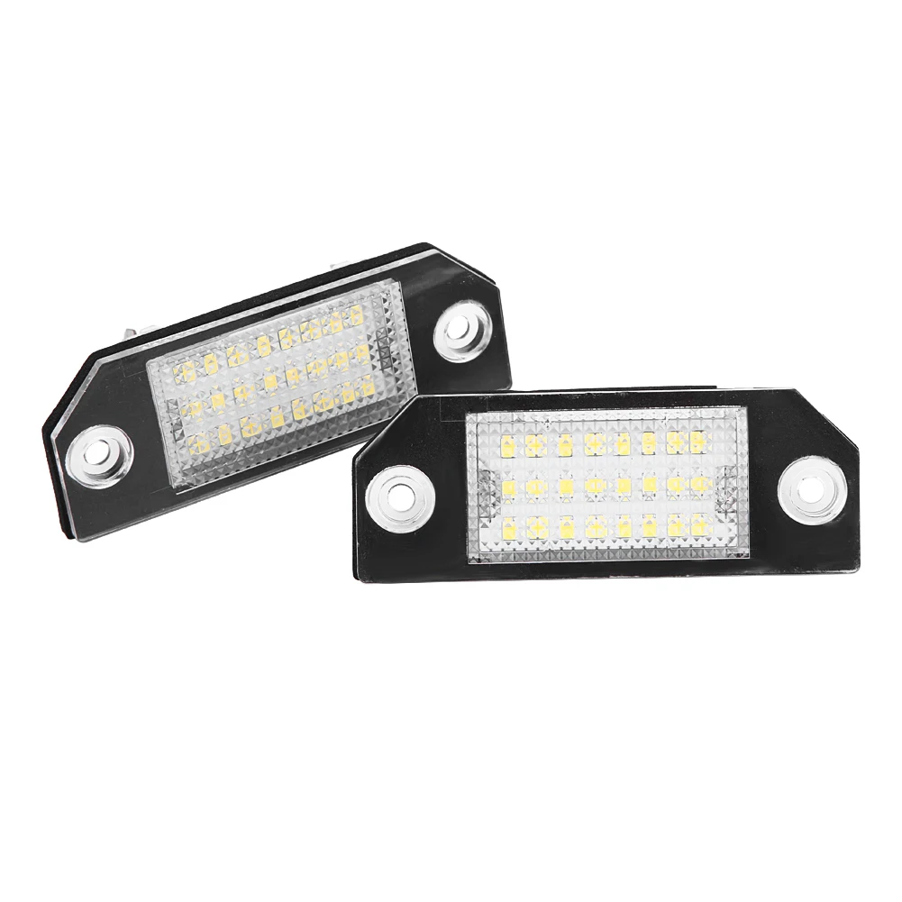 مصباح ترخيص 24 LED الخرز لوحة ترخيص مصباح ليد مصباح ل C MAX Focus MK2 LED لوحة ترخيص ضوء 12 فولت #6
