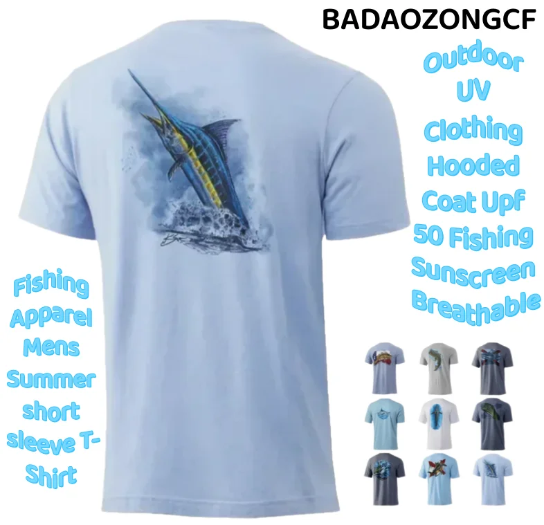 roupa-de-pesca-masculina-camiseta-de-manga-curta-para-o-verao-roupa-com-protecao-uv-para-atividades-ao-ar-livre-casaco-com-capuz-protecao-solar-upf-50-respiravel