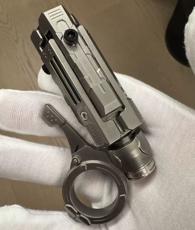 Used EDC Proxy Agent Iron Curtain EDC Damascus Screw Easter Egg Edition fidget slider decompression toy
