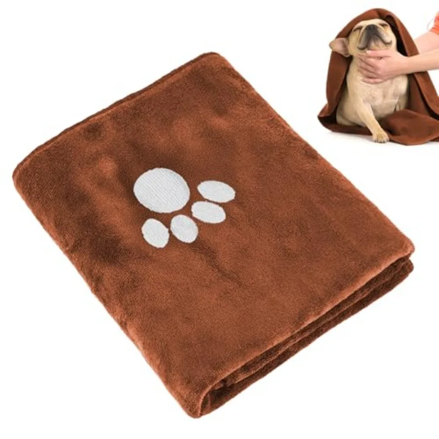 

Dog Towels for Drying Dogs Large, Absorbent Microfiber Dogs Bath Towel, 40 x 24 Inch Soft Pet Grooming Towel, Dog Shower and Ba