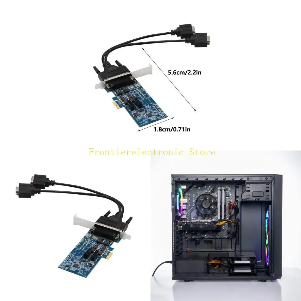 

G8DB Industrial 2/4 Port DB9 RS422/485 CARD PCIEXPRESS с оптической изоляцией