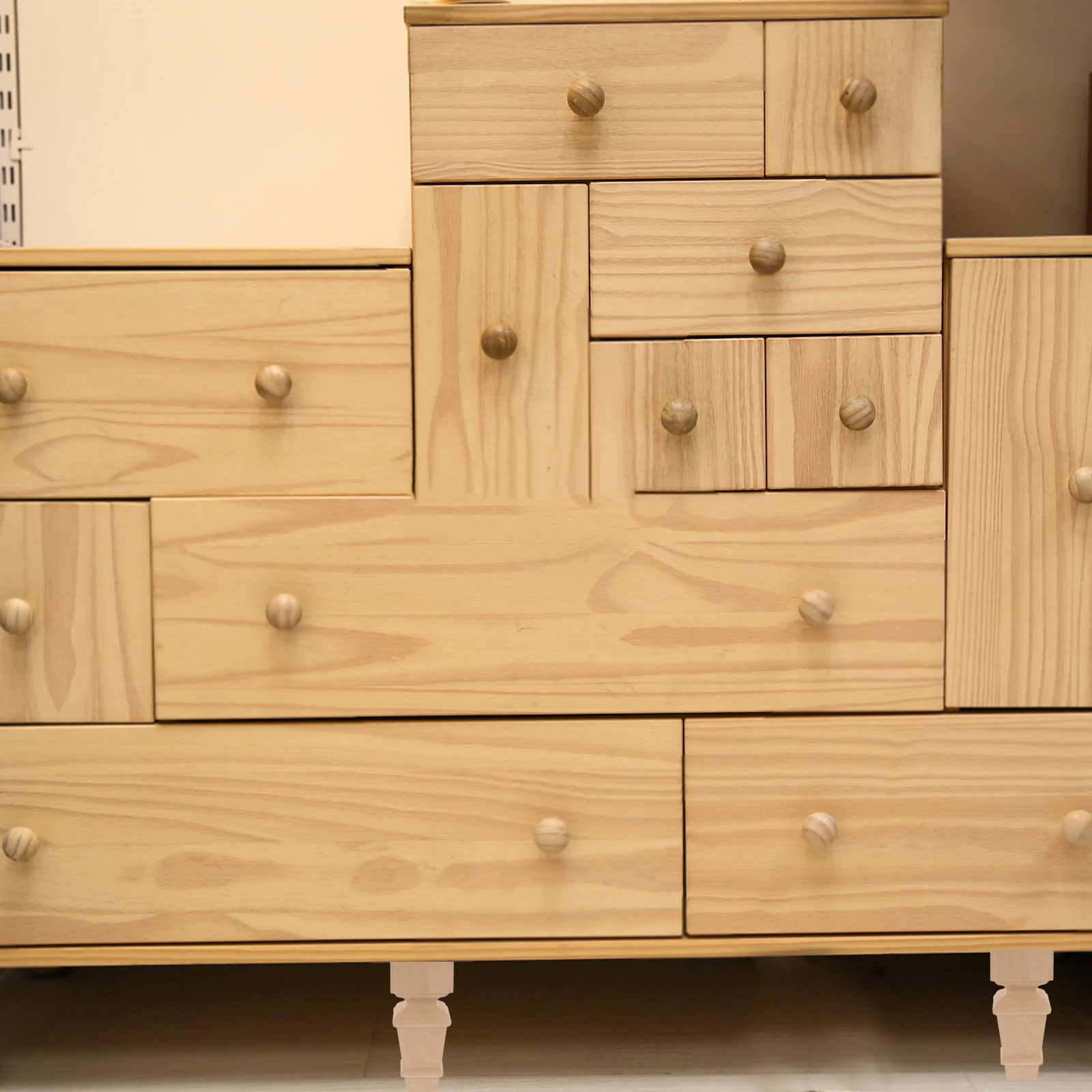 

Wooden Furniture Replacement Set 4 Wood Cabinet Sofa Legs Sturdy Natural Design Short Legs For Dresser Coffee Table Bed Cabinet