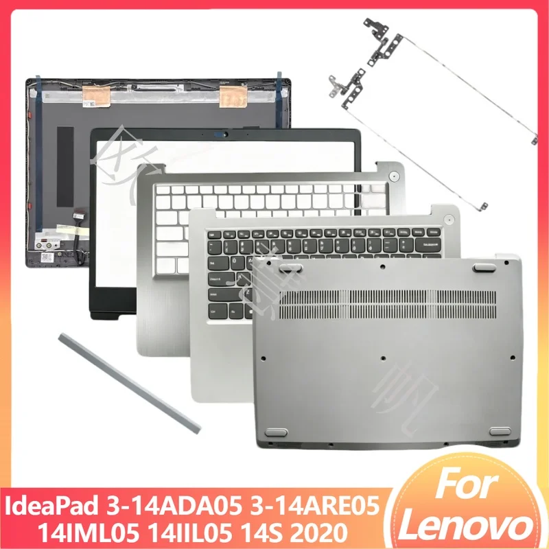 M New for Lenovo IdeaPad 3-14ADA05 3-14ARE05 14IML05 14IIL05 14S 2020 LCD Back Cover Front Bezel Palmrest Upper Bottom Case