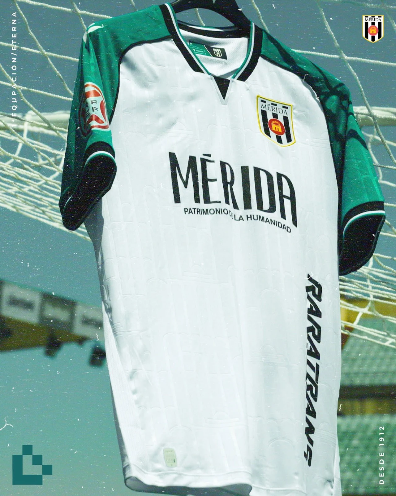Mérida AD 2026/27 Season at Home Jersey, 3D Print Design Quick-Dry Breathable T-Shirt, Men and Women Mesh Football T-Shirt