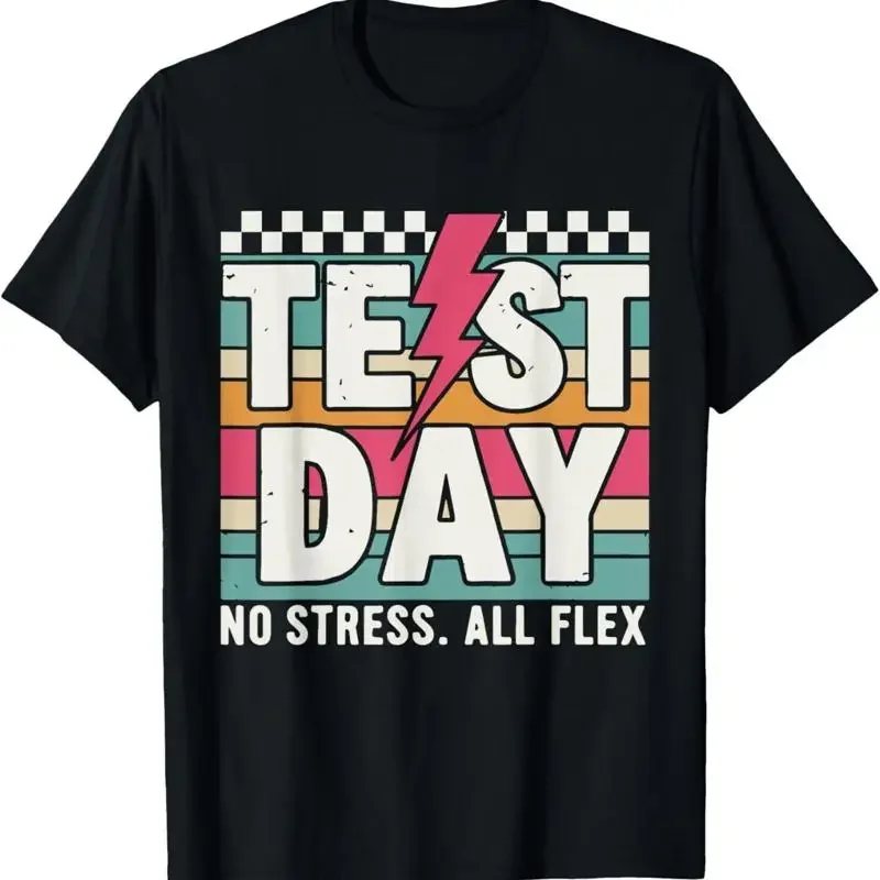 Staar State Test Teacher Testing Day No Stress All Flex T Shirt