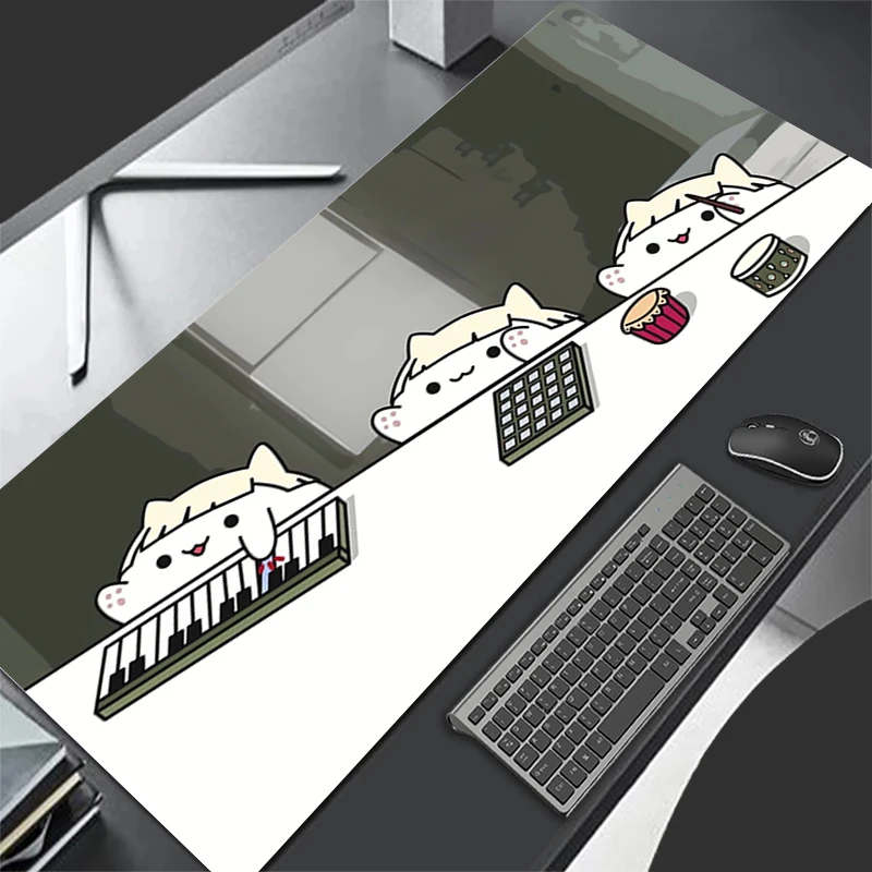 

Mousepad Pattern Gaming Mats Rubber Anime Mouse Pad PC Accessories Desk Mat HD Non Slip Table Mat Cartoon Cat Cute Keyboard Pad