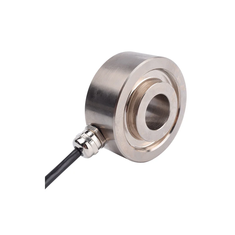 Sensore di forza ad anello 3t 5t Batteria a bottone con cella di carico con foro passante