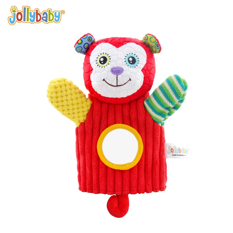 Hand puppet Baby comfort toys 0-1 year old interactive hand puppet bell toy