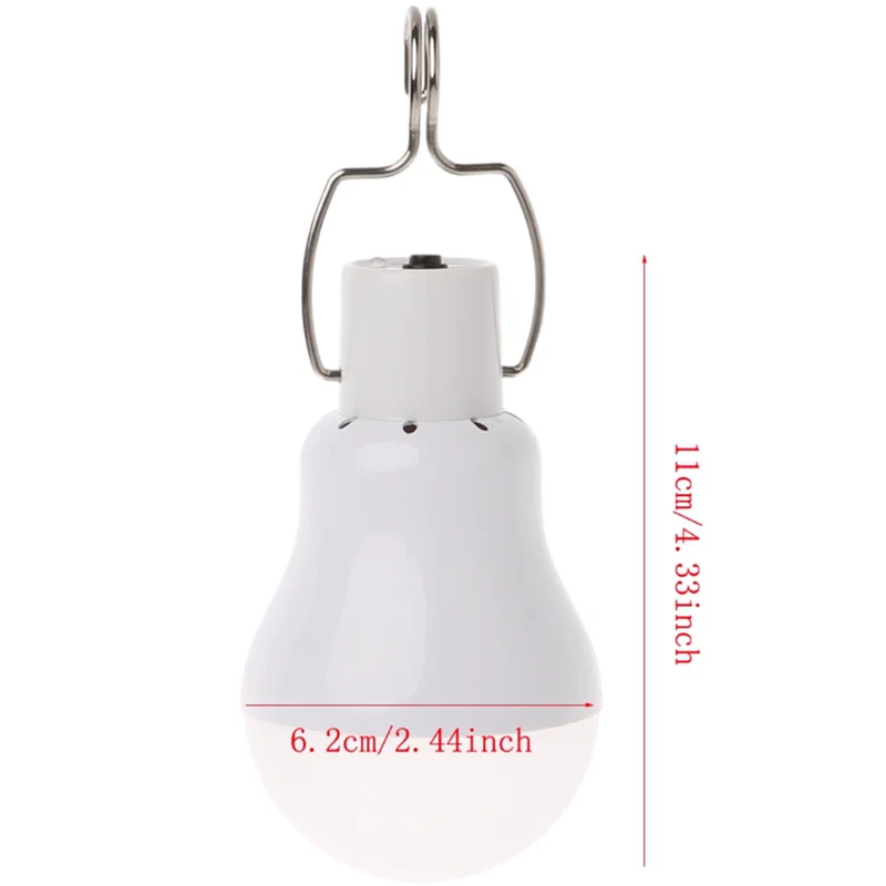 ABUP-3X แผงโซลาร์เซลล์ขับเคลื่อนหลอดไฟ LED แบบพกพากลางแจ้ง Camping เต็นท์โคมไฟพลังงาน 15W