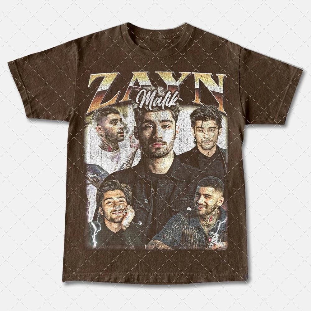 Vintage 90s Zayn Malik Tee Zayn Malik T-shirt Music Unisex T-Shirt Retro TV Show Merch Graphic Tee Pop Culture Shirt