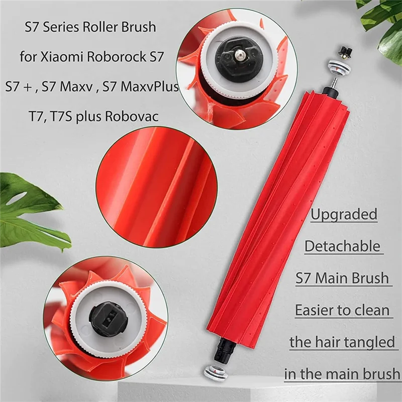For Roborock S7 S7+ S7 Maxv / S7 Maxv Plus T7S T7 Plus T7S Plus Vacuum Cleaner Parts Main Side Brush Filter Mop Cloth