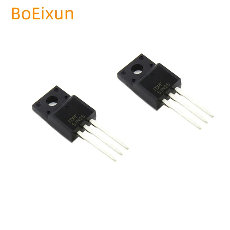 5PCS/LOT FDPF51N25 51N25 51A 250V TO-220F MOS-N Field Effect Transistor Good Quality Chipset
