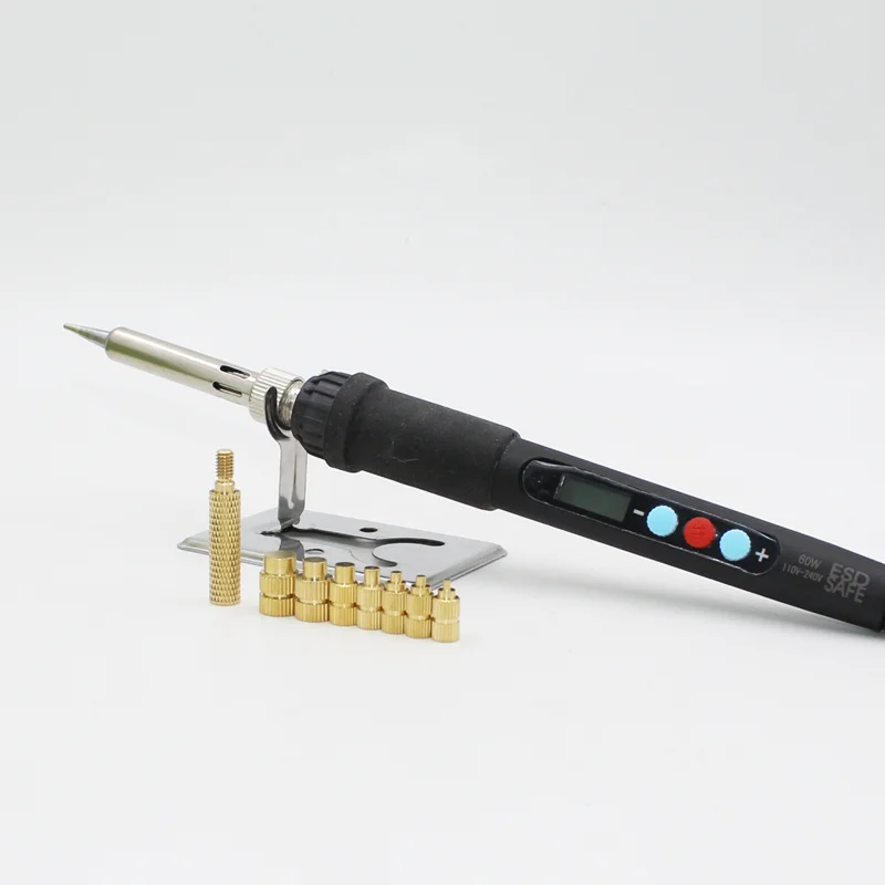 Brass Threaded Insert Nut and Bolt Heat Set Inserts Soldering Iron Tip Head Phillips Machine Screw Copper Nuts for Computer Game