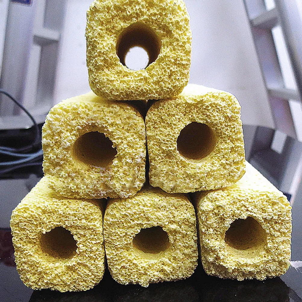 Aquarium Planted Tank Filter - 4Pcs Fish Tank Filter Media Ceramic