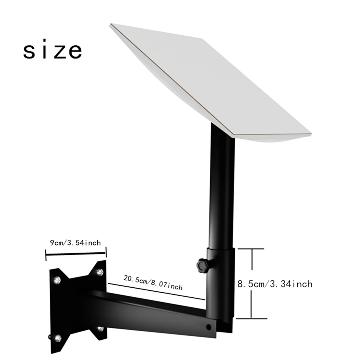 Soporte de montaje en pared para Starlink V2, montaje para Starlink Internet Kit satélite, montaje de antena de TV al aire libre