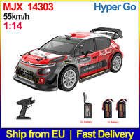 MJX 14303 1/14 Hyper Go RC Car Brushless Motor 4WD Off-Road Remote Control Cars 55km High Speed Racing Drift Toy