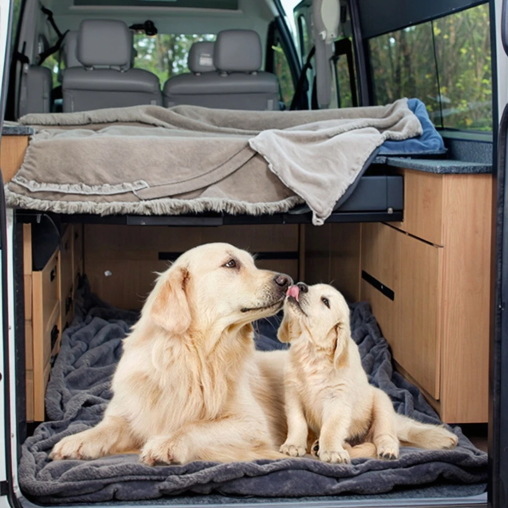 

50*50CM Electric Heating Pad for Dogs Cats Auto Power off Indoor Warming Mat Carbon Fiber Heating Element for Household RV Use