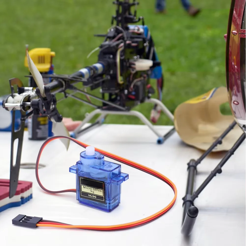2/10/20 szt. SG90 9G Mikro Serwo do Robotów 6CH RC 250 450 Samolot, Helikopter, Samolot, Mini Samochód Kompatybilny z Arduino