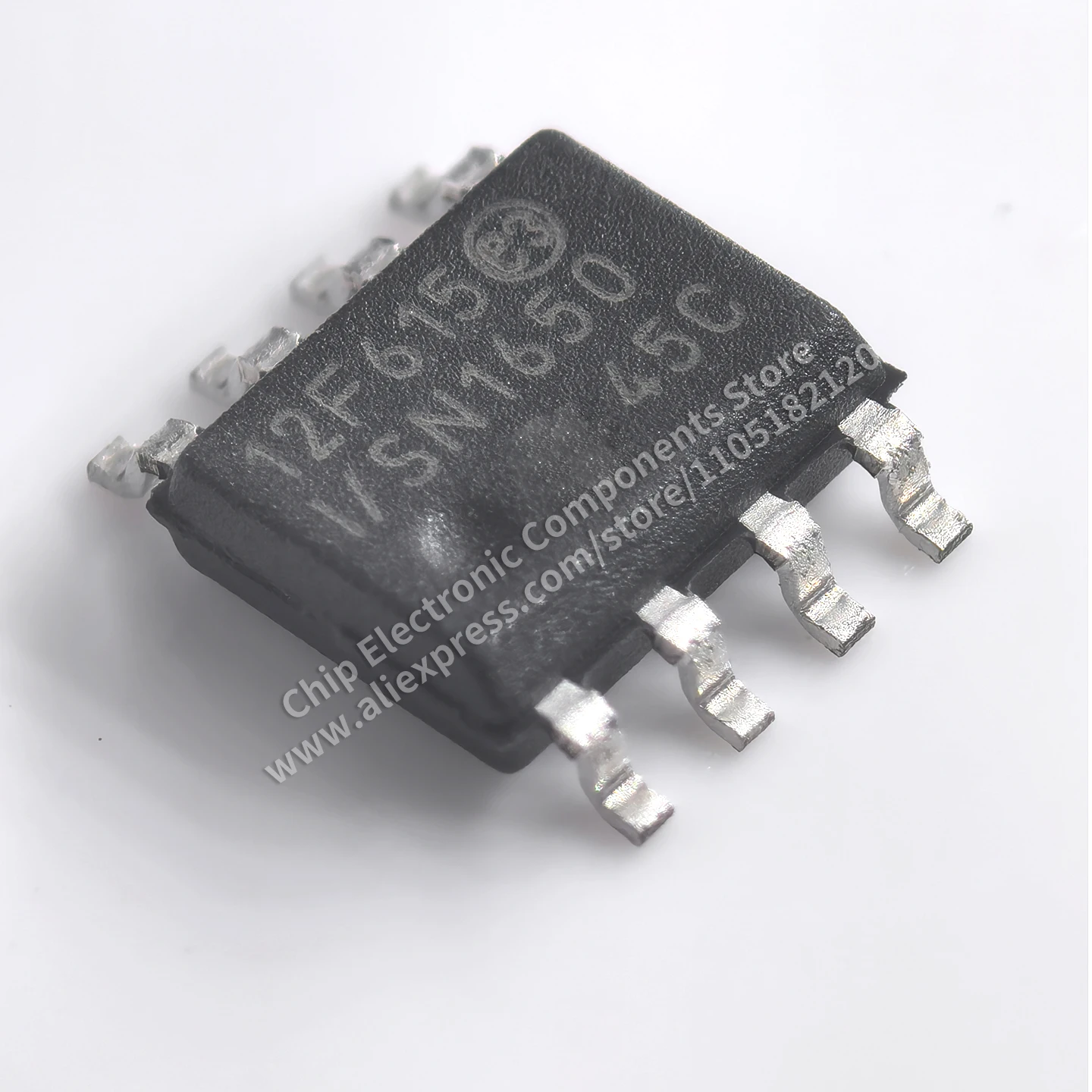 （5 PCS）Original PIC12F615-I/SN, PIC12F615T-I/SN 8-Pin Flash-Based 8-Bit CMOS Microcontroller IC, SOP-8