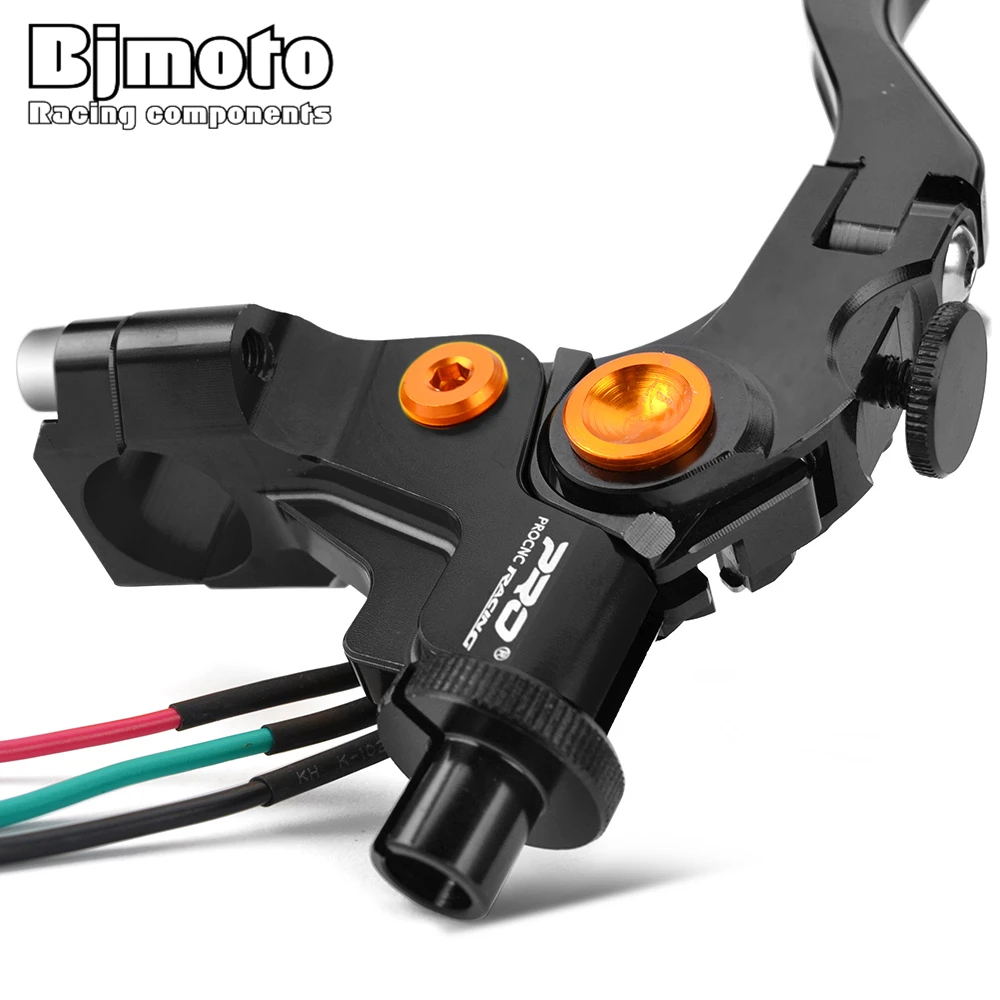 BJMOTO-palanca de embrague Universal para motocicleta, manija de Cable para moto, deporte callejero, 7/8 \