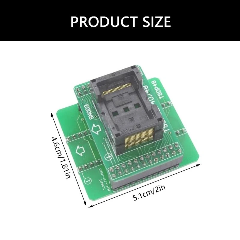 Adaptador versátil TSOP48 para TL866ii Compatibilidade Chip A4WF múltiplos chips A4WF
