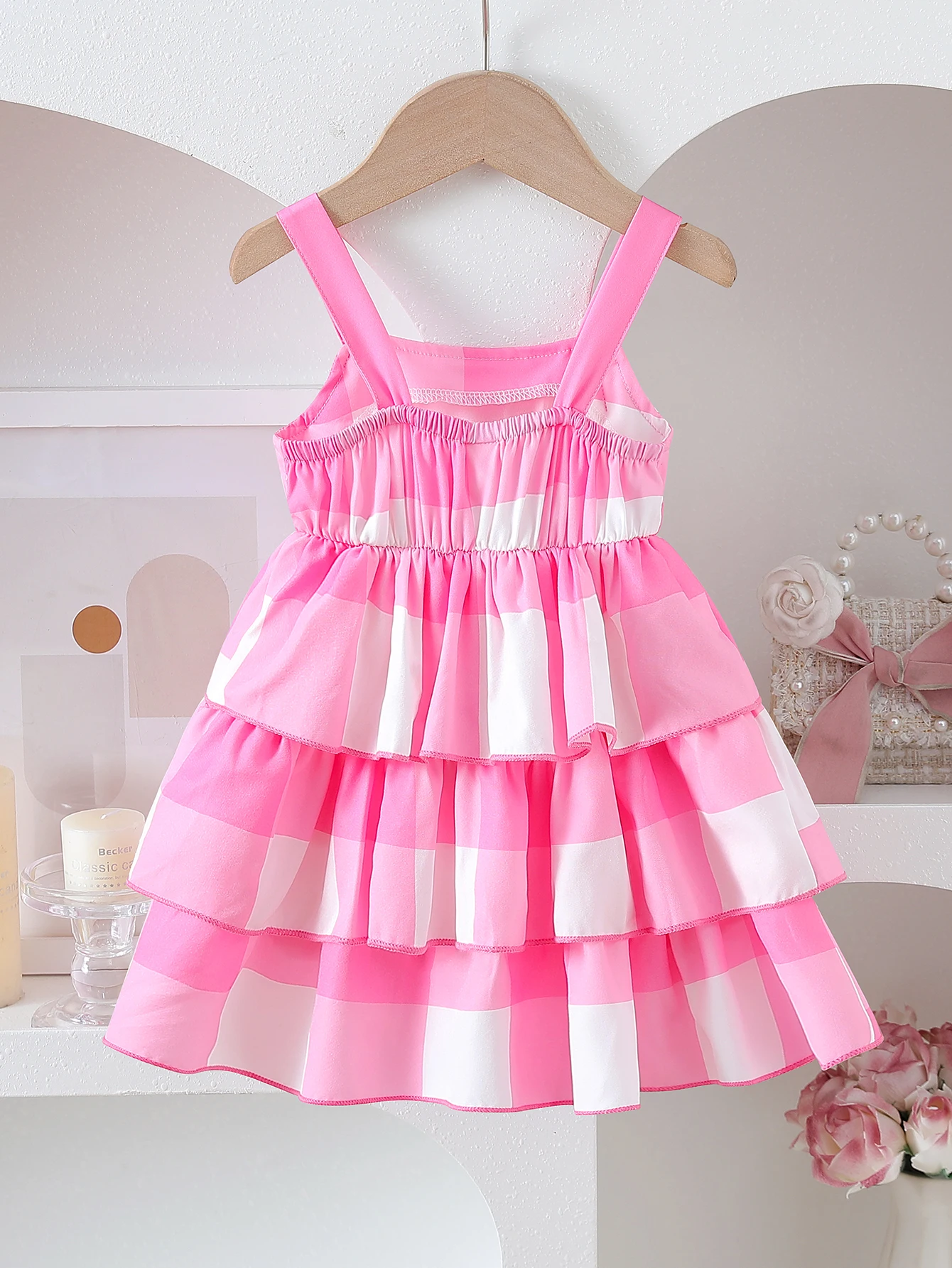 2025 New Summer Bowknot Color-blocked Dress Fashionable Casual Versatile Dress