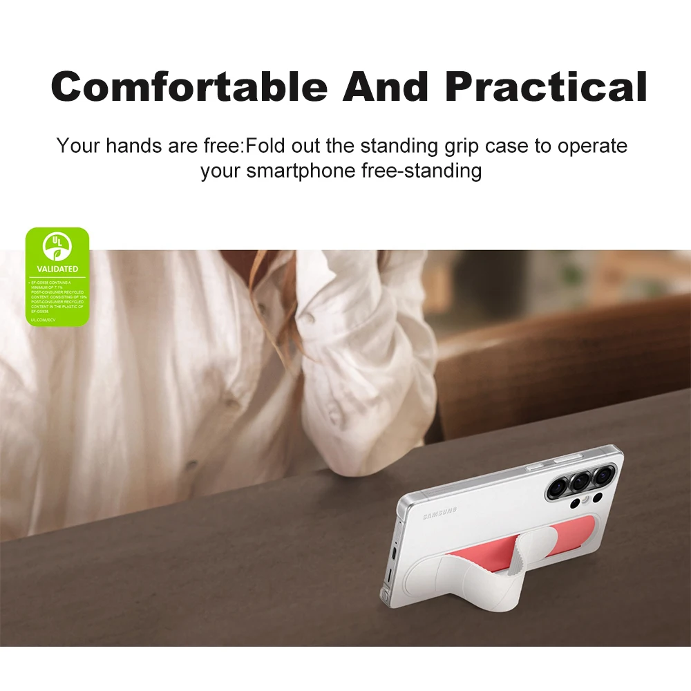 Original Samsung Galaxy S25 Ultra Standing Grip case for Galaxy S25Ultra Standing Grip Protective Case genuine EF-GS938CBEG