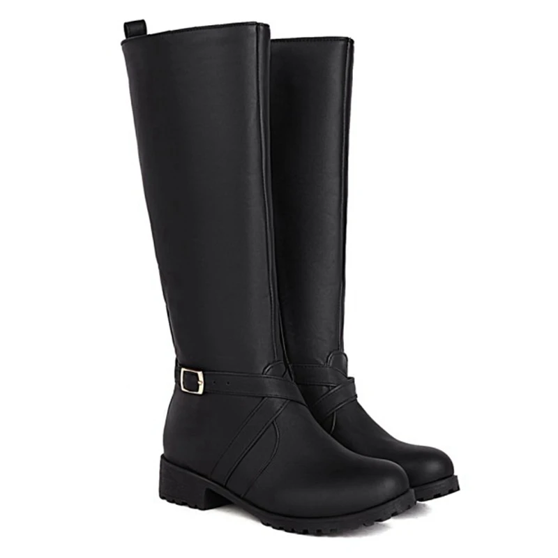 

SIMLOVEYO botas motocilcista, сапоги до колена, массивные сапоги большого размера, женская обувь на платформе с толстой подошвой, женская обувь для верховой езды на мотоцикле