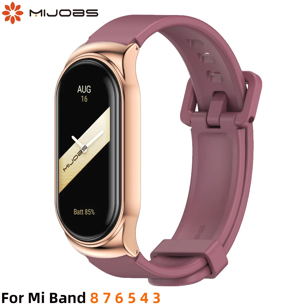 Silicone Straps For Mi Band 9 8 7 6 Wristband Bracelet For Mi Band 5 Wrist Strap For Xiaomi Mi Band 4 3 Correa for Miband 6 7 8