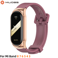 Silicone Straps For Mi Band 9 8 7 6 Wristband Bracelet For Mi Band 5 Wrist Strap For Xiaomi Mi Band 4 3 Correa for Miband 6 7 8