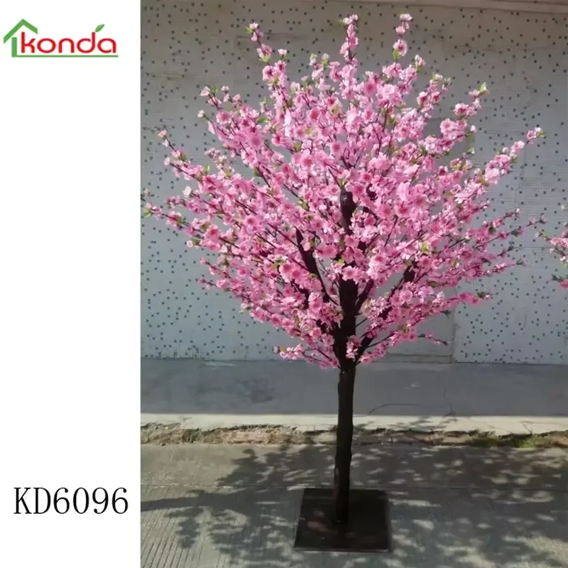 Artificial Desert Plants Cherry Blossom Trees Centerpiece for Home Decor Office Desk Tabletop Decoration