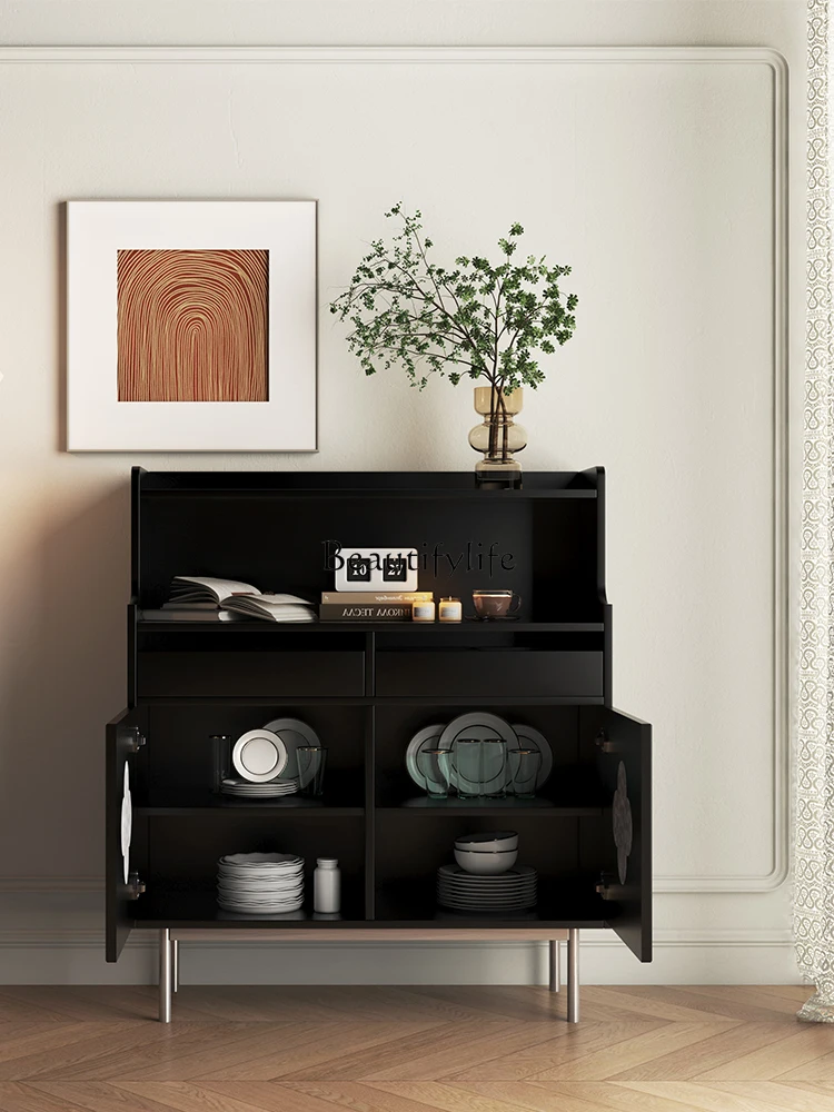 Franse Retro Massief Houten Locker Restaurant Multifunctionele Opslag Entree Kast