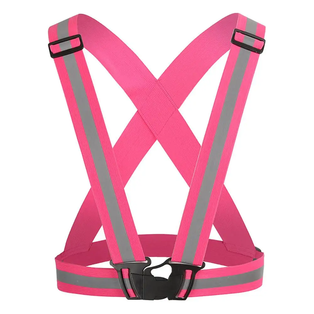 Elastic Safety Reflective Vest Straps With Reflect Strips Reflective For Men Women Children Night Running Walking Biking