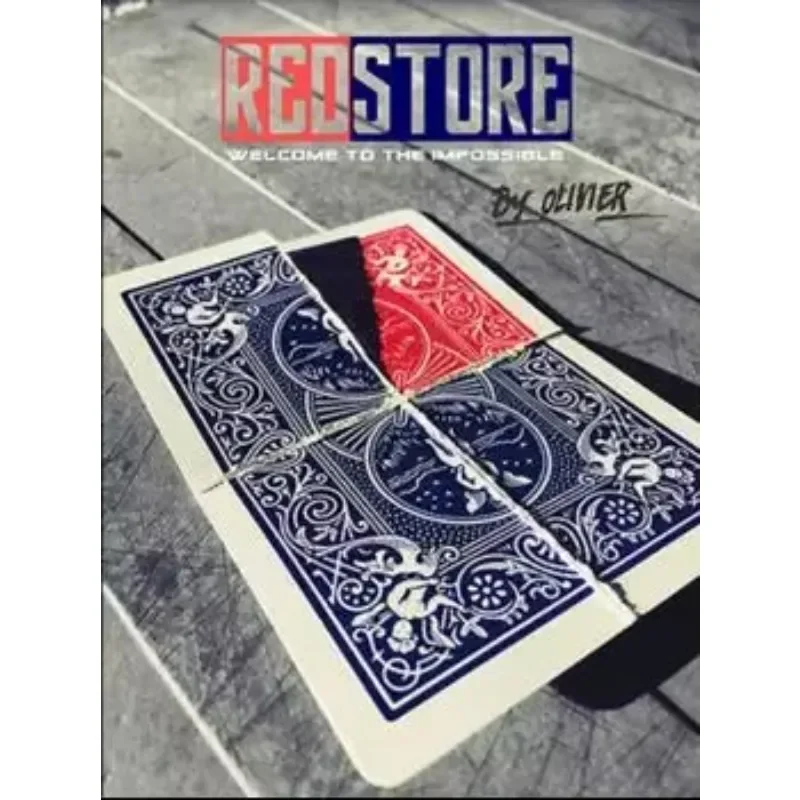 REDSTORE By Olivier Pont Gimmick Illusions Card Magic Tricks Close Up Mentalism Street Magic Fun Mystery Box Magia Props Bar