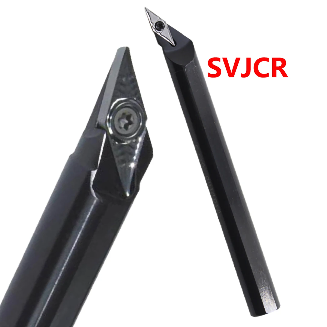 

OYYU Internal Turning Tools Holder Lathe Cutting Tool SVJCR S10K S12M S16Q S20R SVJCR11 SVJCR16 For VCGT VCGT160404 VCMT110304