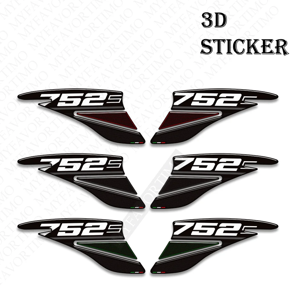 For Benelli 752S 752 S 2018 2019 2020 2021 2023 2024 3D Motorcycle Protector Tank Pad Side Fuel Oil Kit Knee Stickers Decals Kit