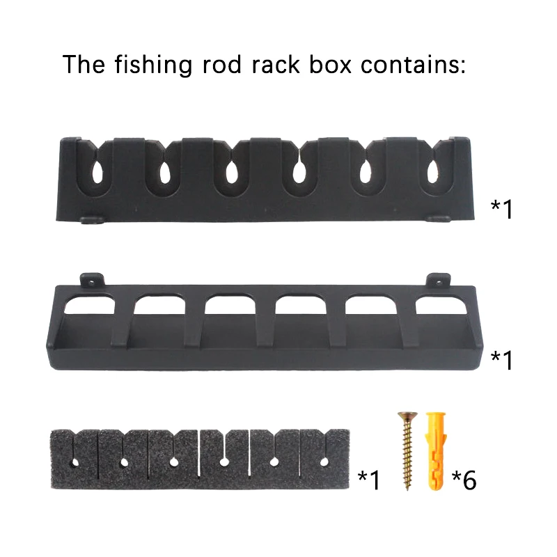 Fishing Rod Display Rackvertical Horizontal Bracketplastic Bracketfixing Rackfishing Rod Collection Rackfishing Gear Accessories