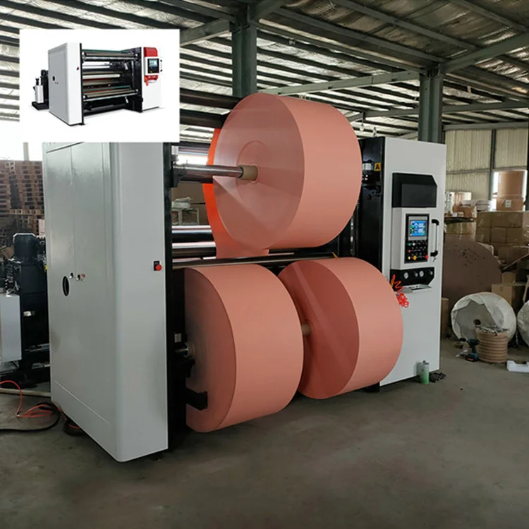 500M BOPP Gum Tape Automatic Slitter Rewinder BOPP Tape Slitting Machine