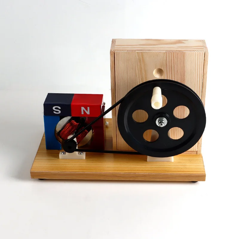 Hot Selling Gelsonlab HSPEM-102 Hand Crank AC/DC Generator with Ammeter and Voltmeter for Physics Experiments