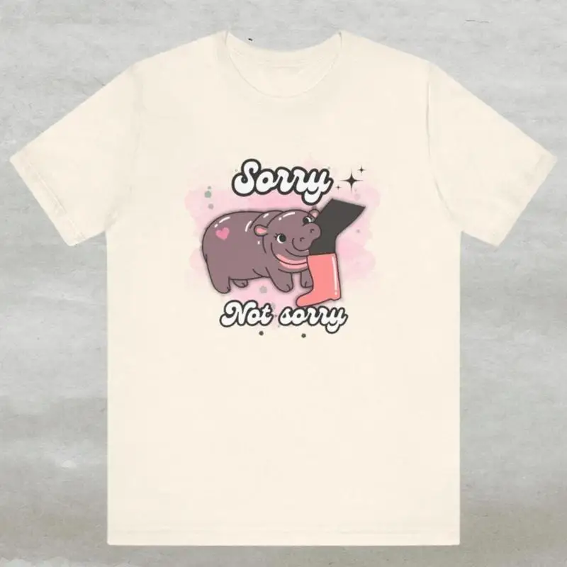 Baby Hippo Meme Cute Pygmy Top Funny natural T shirt