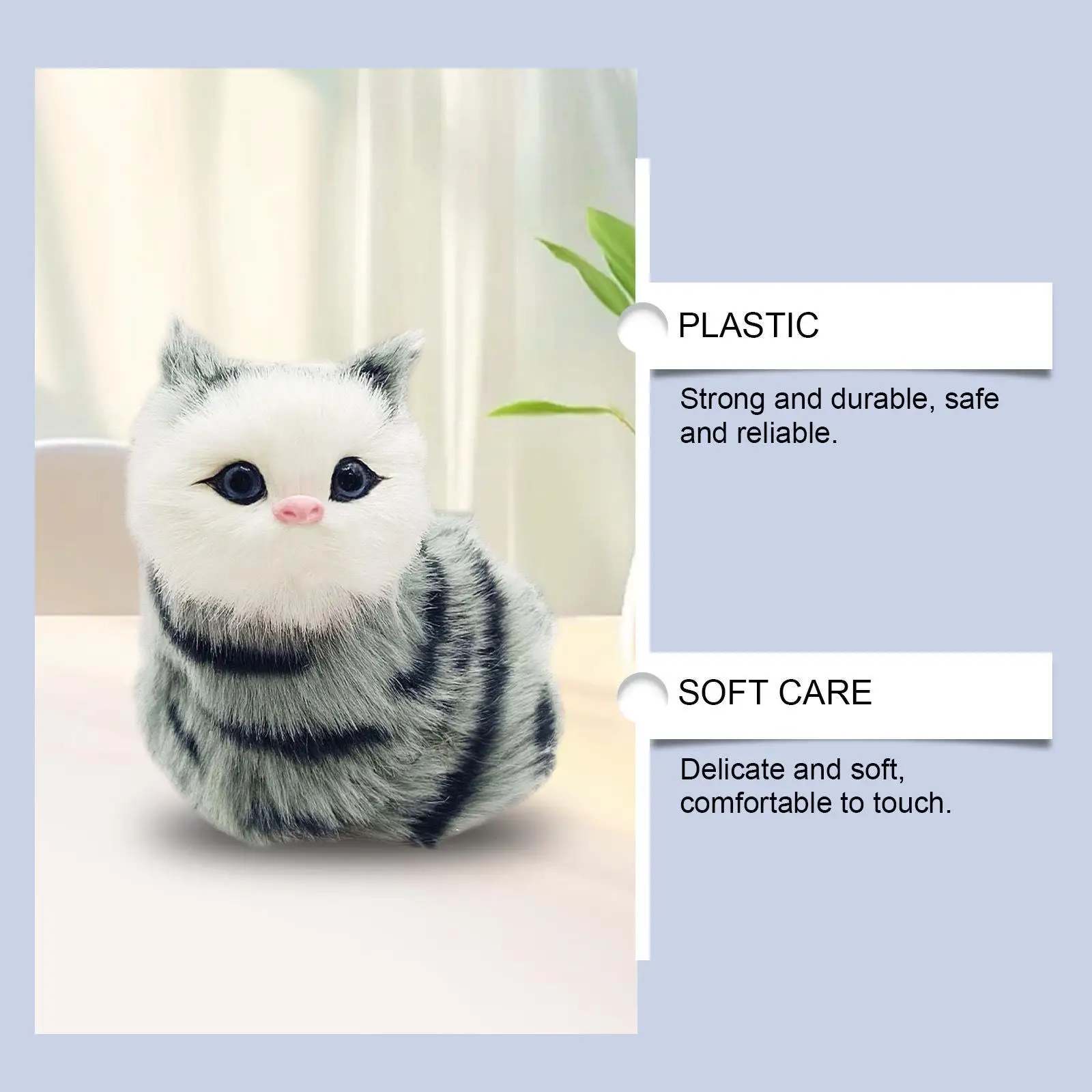 Gato interactivo para mascotas, regalo para niños y niñas, gatito de peluche eléctrico de Pascua para niños